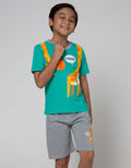 Little M Top Bottom Set Reg Animal Sambung
