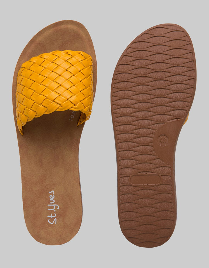 St. Yves Slipper Sandals Woman Braid Strap