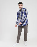 Bombboogie Kemeja Lengan Panjang Fullprint Check