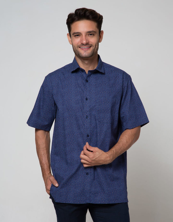 Cole Short Sleeve Shirt Print Regular