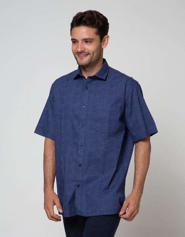 Cole Short Sleeve Shirt Print Regular