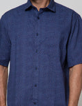 Cole Short Sleeve Shirt Print Regular