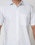 Cole Short Sleeve Shirt Print Slim