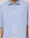 Cole Short Sleeve Shirt Stripes Regular
