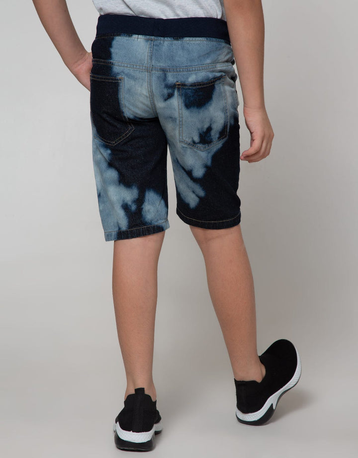 Nevada Shorts Denim Rib Tye Dye
