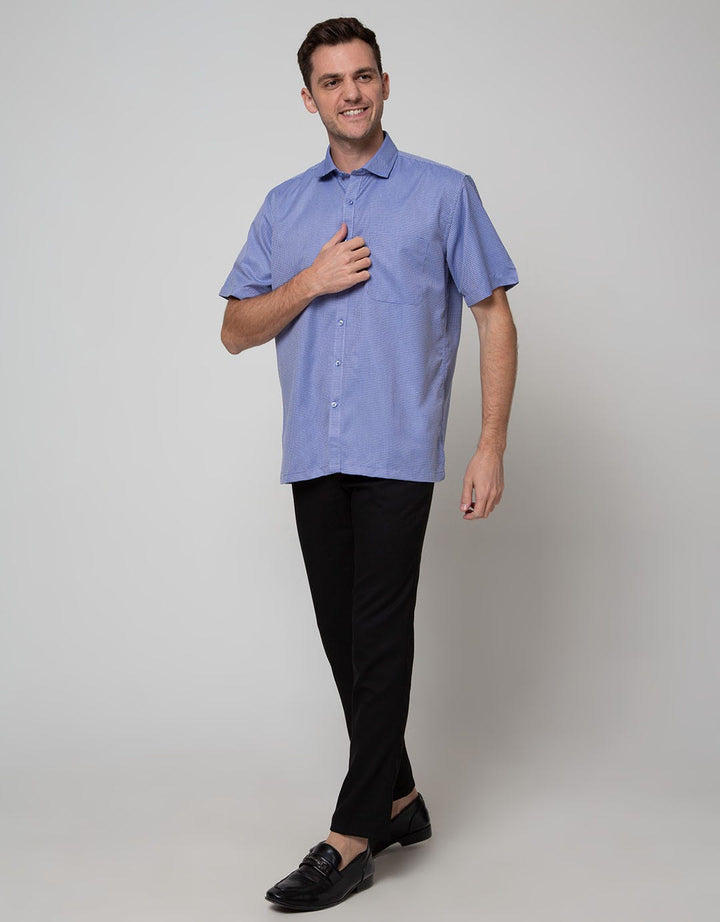Stanley Adams Short Sleeve Shirt Textured