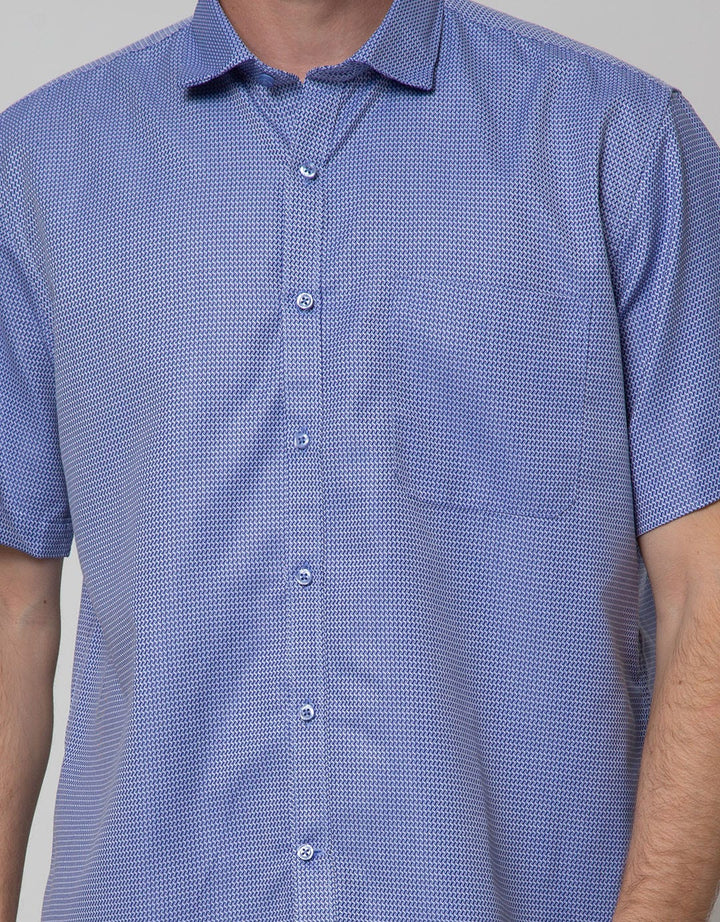 Stanley Adams Short Sleeve Shirt Textured