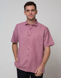 Stanley Adams Short Sleeve Shirt Texture Regular Casual