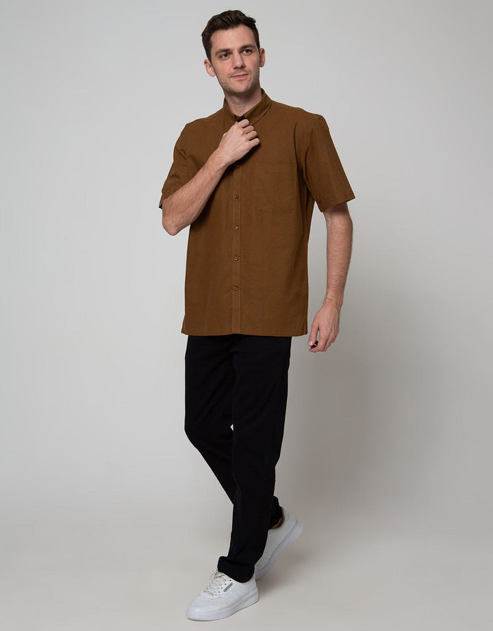 Stanley Adams Short Sleeve Shirt Texture Regular