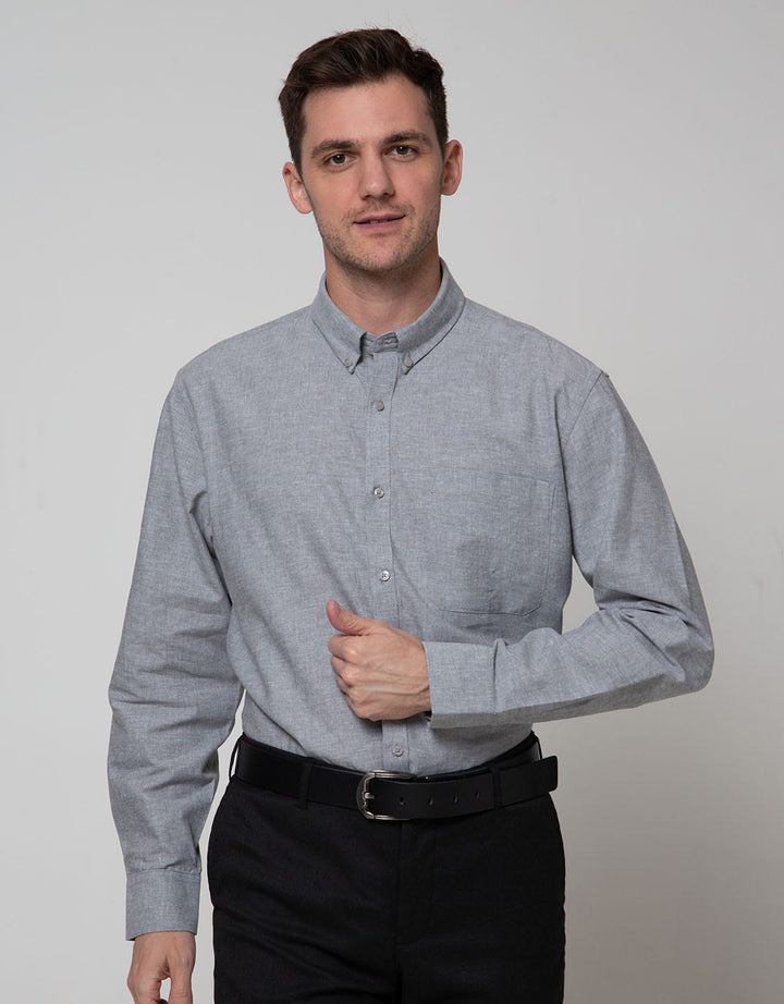 Stanley Adams Long Sleeve Shirt Texture Regular Plain