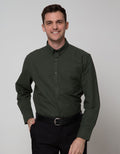 Stanley Adams Long Sleeve Shirt Texture Regular Plain