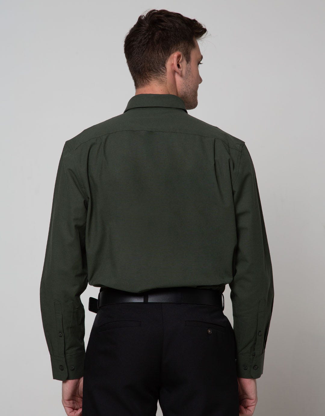 Stanley Adams Long Sleeve Shirt Texture Regular Plain