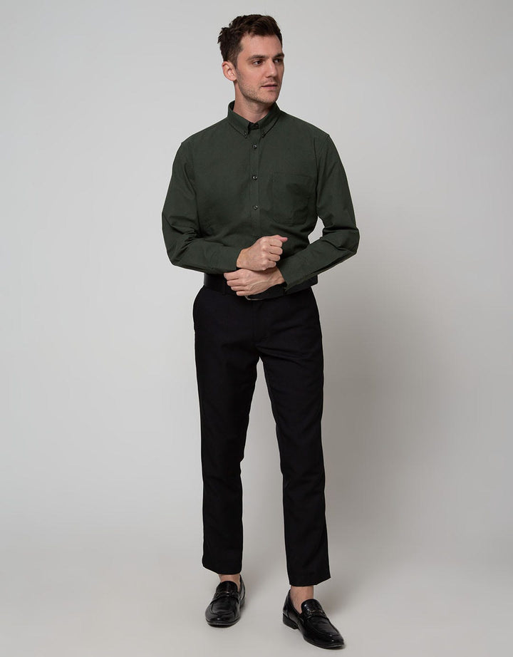 Stanley Adams Long Sleeve Shirt Texture Regular Plain