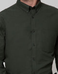 Stanley Adams Long Sleeve Shirt Texture Regular Plain
