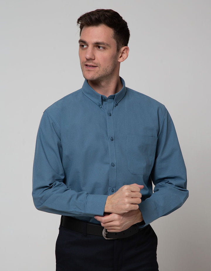 Stanley Adams Long Sleeve Shirt Texture Regular Plain