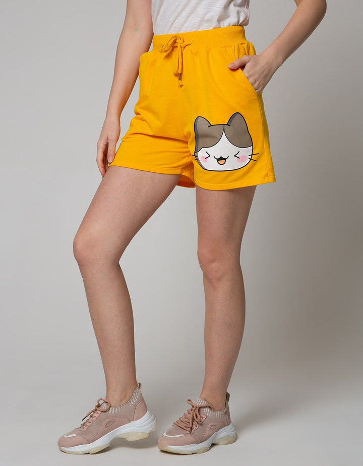 Nevada Short Pants Terry Solid Meow