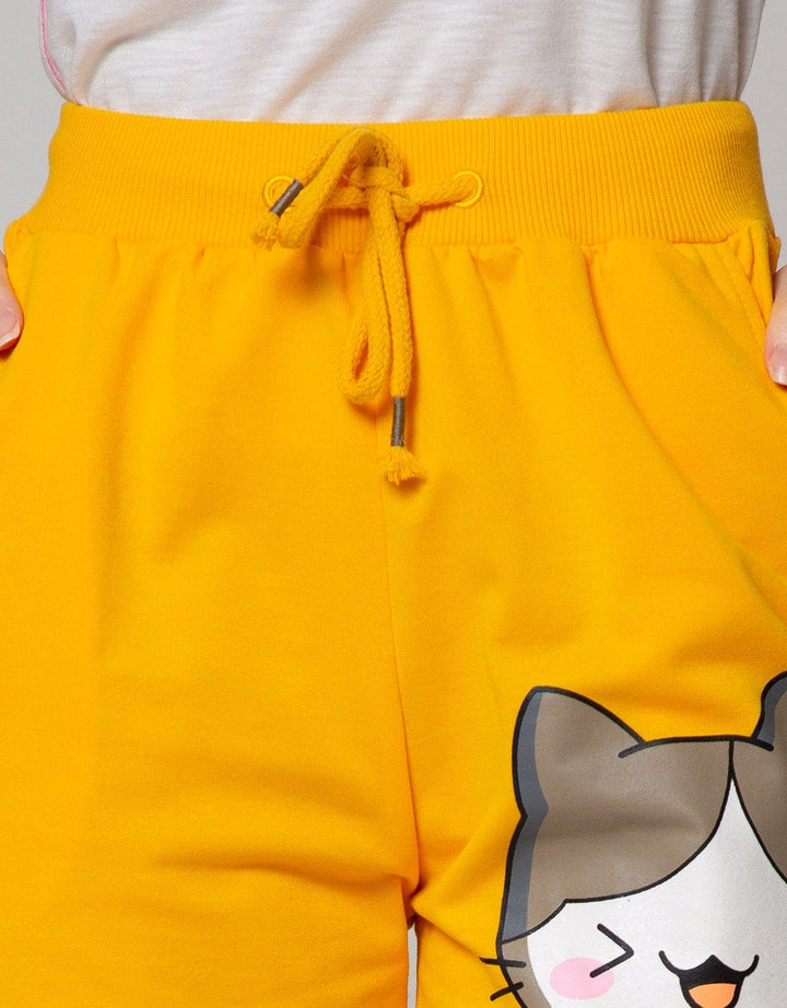 Nevada Short Pants Terry Solid Meow