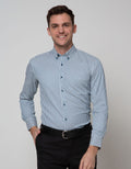 Stanley Adams Long Sleeve Shirt Stripe Slim Elegan