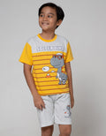 Little M Top Bottom Set Cut N Sewn Soccer Dino