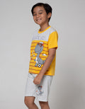Little M Top Bottom Set Cut N Sewn Soccer Dino