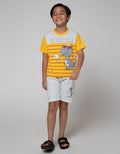 Little M Top Bottom Set Cut N Sewn Soccer Dino