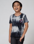Little M Short Sleeve T-Shirt Print Tie Dye Rocket Explorer