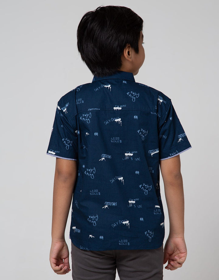 Little M Short Sleeve Shirt Typography