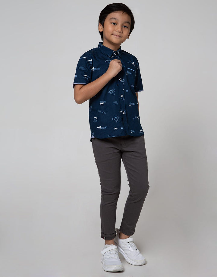 Little M Short Sleeve Shirt Typography