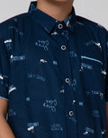 Little M Short Sleeve Shirt Typography