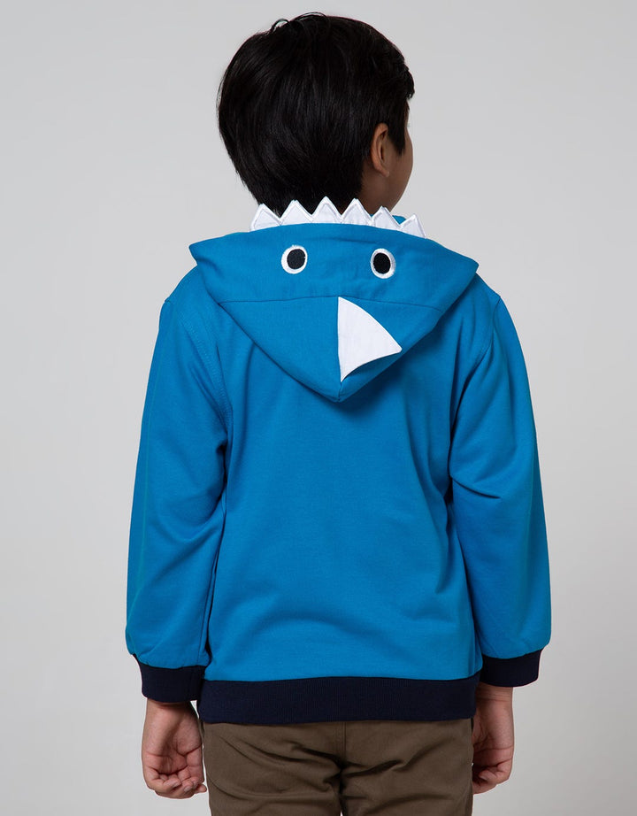 Little M Jacket Knit Hoodie Baby Terry Shark Cucuk Gigi