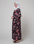 St. Yves Long Sleeve Maxi Dress Big Rose