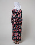 St. Yves Long Sleeve Maxi Dress Big Rose