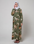 St. Yves Long Sleeve Maxi Dress White Clemantis