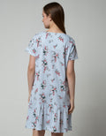 St. Yves Women Short Sleeve Midi Dress Stripe Anemon