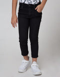 Little M Denim Pants Reguler Kancing