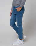 Little M Denim Pants Reguler Kancing