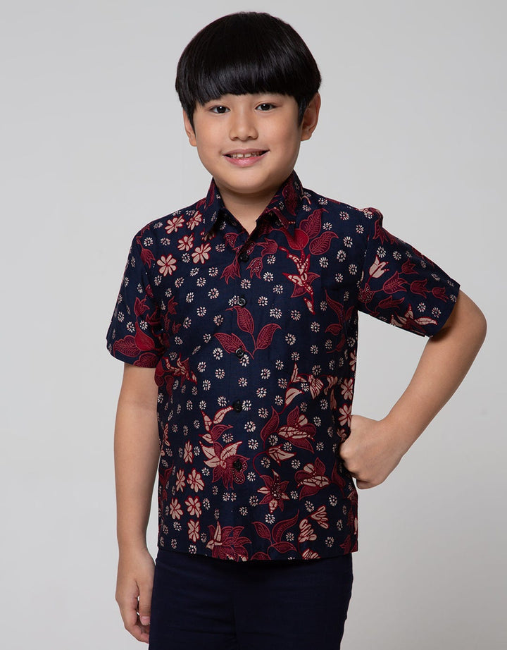 Arjuna Weda Kemeja Pendek Batik Alas Maduraan