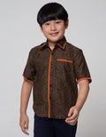 Arjuna Weda Short Shirt Batik Banana Bali Large