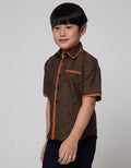 Arjuna Weda Short Shirt Batik Banana Bali Large