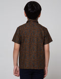 Arjuna Weda Short Shirt Batik Banana Bali Large