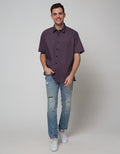Stanley Adams Short Sleeve Shirt Print Regular Pocket