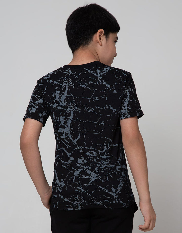 Character Short Sleeve T-Shirt Batman Marble Logo Classic Foil