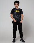 Character Short Sleeve T-Shirt Batman Marble Logo Classic Foil