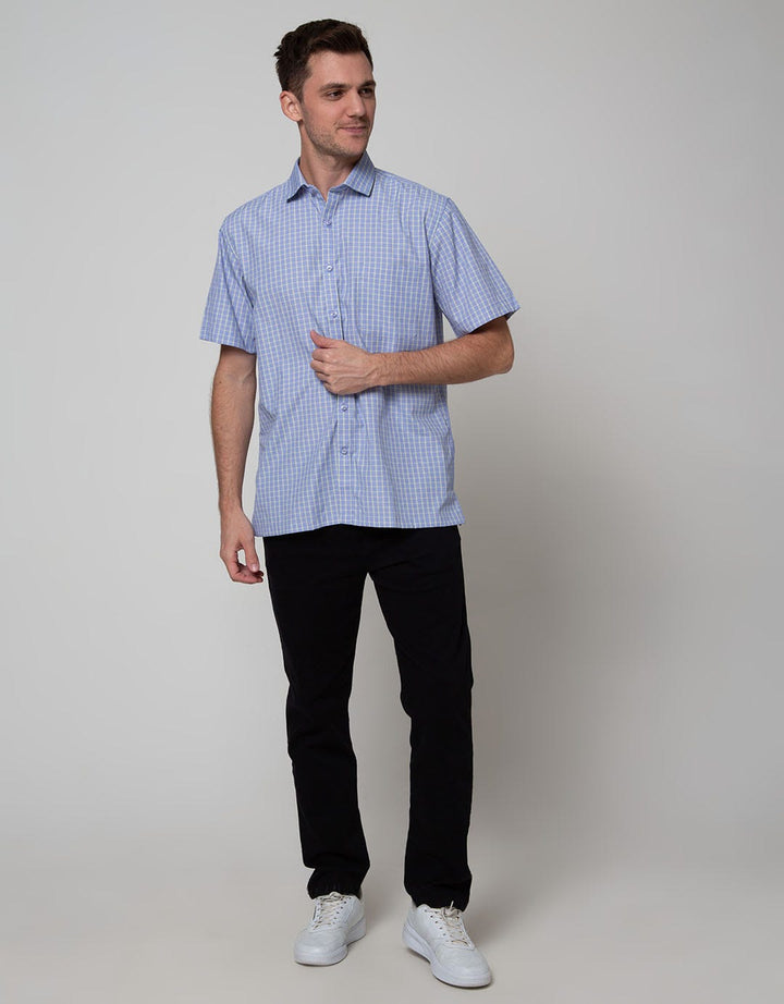 Stanley Adams Mini Checks Man's Shirt