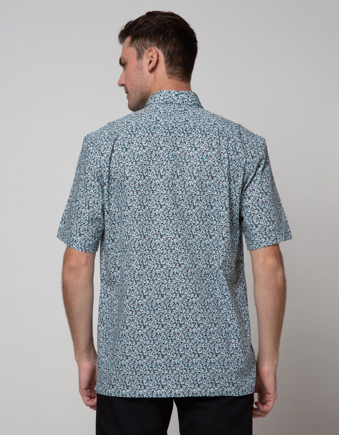 Stanley Adams Short Sleeve Shirt Full Print Regular