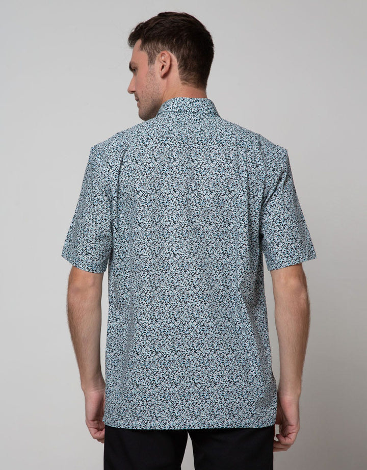 Stanley Adams Short Sleeve Shirt Full Print Regular
