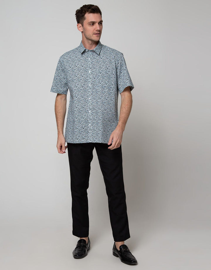 Stanley Adams Short Sleeve Shirt Full Print Regular