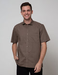 Stanley Adams Short Sleeve Shirt Print Regular Simple