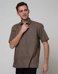 Stanley Adams Short Sleeve Shirt Print Regular Simple