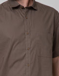 Stanley Adams Short Sleeve Shirt Print Regular Simple